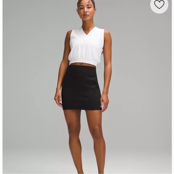 Scuba High-Rise Mini Skirt - Picture 2 of 8